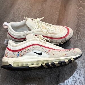 Nike Air Max 97 Paint Splatter men’s sneaker size 11